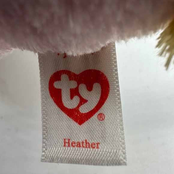 TY Heather the Unicorn Cat Beanie Boo Unikitty Big Eyes Stuffed Animal Plush Toy - Picture 11 of 11